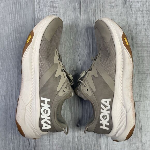 Hoka 1123153-DEGG Transport Running Shoes for Men - Dune/Eggnog 9.5 D Men’s A - Picture 9 of 10